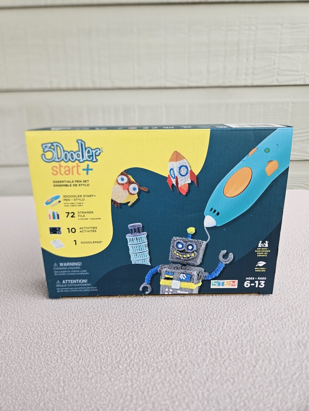 3Doodler Start+ Essentials 3D Pen Set for Kids STEM Toy 72 Strands
